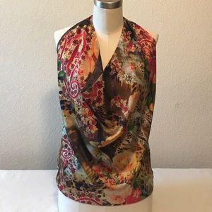 Alice & Olivia Floral Halter Top